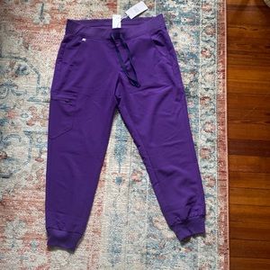 Purple jogger scrubs - Figs